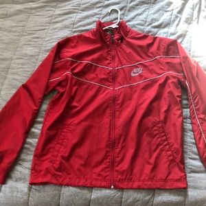 Nike windbreaker material jacket